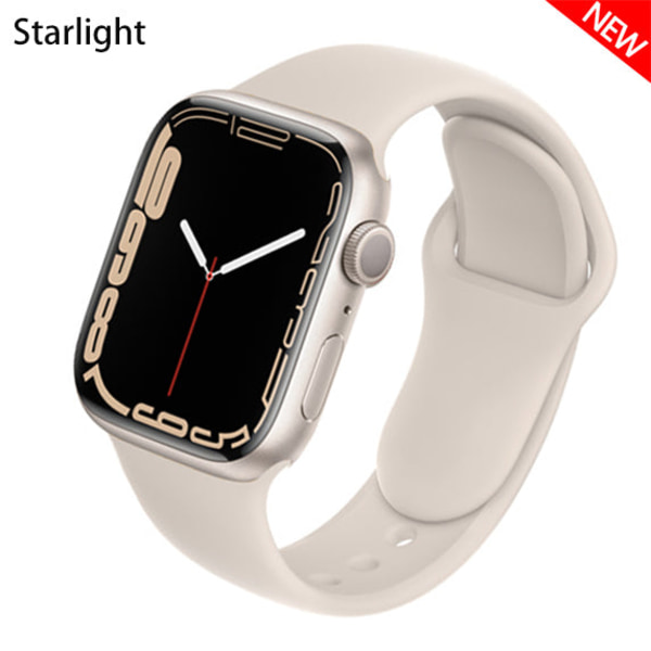 Silikonrem för Apple Watch Band 44mm 40mm 38mm 42Mm Correa Iwatch Serie Se 6 5 4 3 Armband Apple Watch Series 7 45mm 41mm Beryl 38 40 41 mm S-M