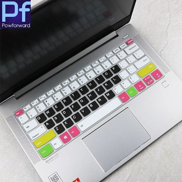 Tangentbordsskydd för Lenovo IdeaPad YOGA Slim Silikon Laptop Tangentbordsöverdrag candyblack