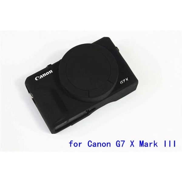 Kameraväska för Canon G7X3 G7 X Mark III G7X2 G7 X Mark II vlog Kameraväska Skyddande silikon Mjukt skydd Mjukt skal g7xm2 g7x2 G7X3