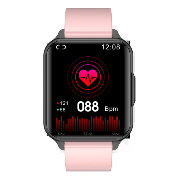 Smart Watch HD Stor skärm 1,83 Kroppstemperatur True Blood Oxygen Heart Rate Vattentätt Sportläge Light gray