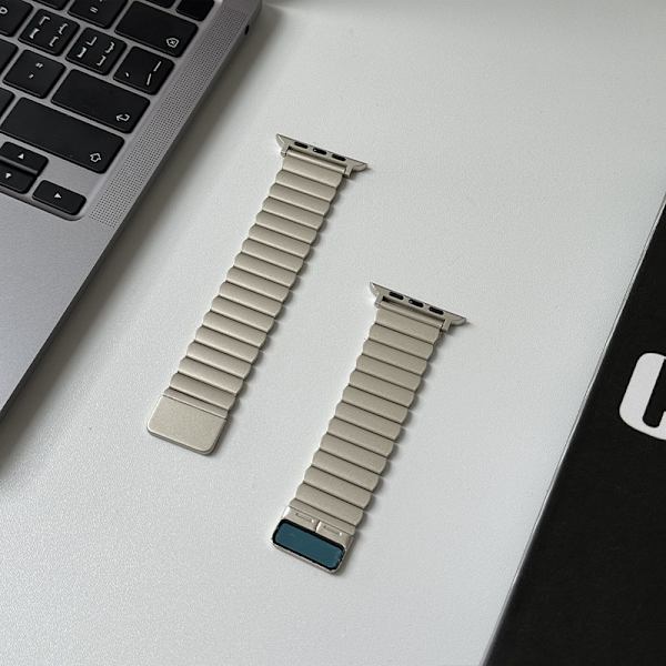 Klockarmband för Apple Watch iWatch 38/40/41 S10 42mm universal stjärnljusfärg
