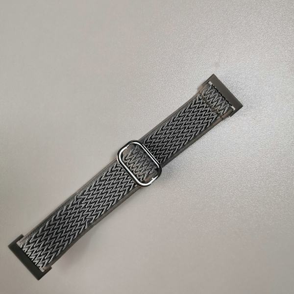 Kellon ranneke Apple Watch iWatch 38/40/41MM Aalto kuvio vaaleanharmaa