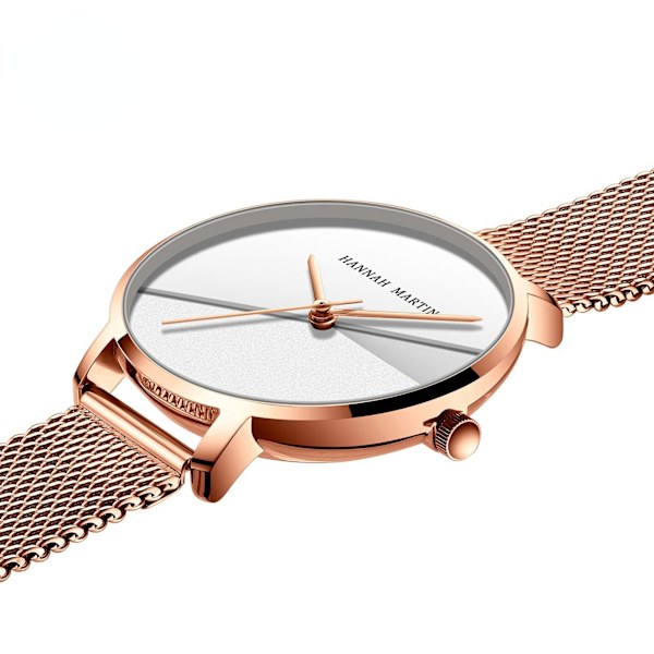 Quartz Urværk Vandtæt Kunstnerisk Mode Kreativ Dameur 133WF3 deep coffee