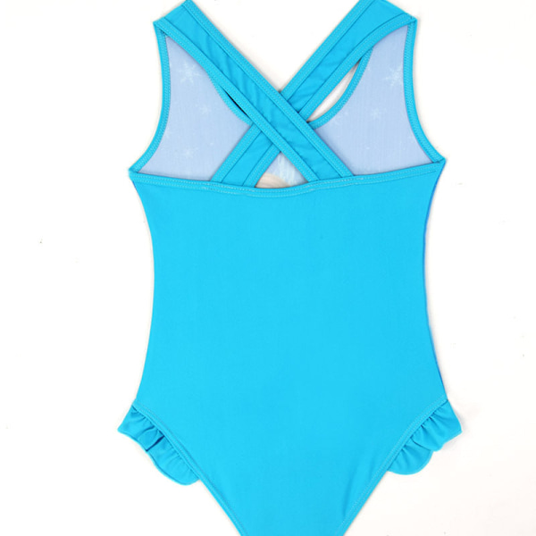 Bikini Børn Ét Stykke Badedragt Tegneserie Pige Badetøj CL043Blue 152