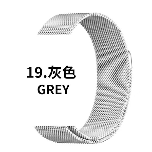 Kellon ranneke Apple Watch iWatch -kelloon Soveltuu: 1-9 sukupolvi/SE 38/40/41 S10: 42mm 9 harmaa