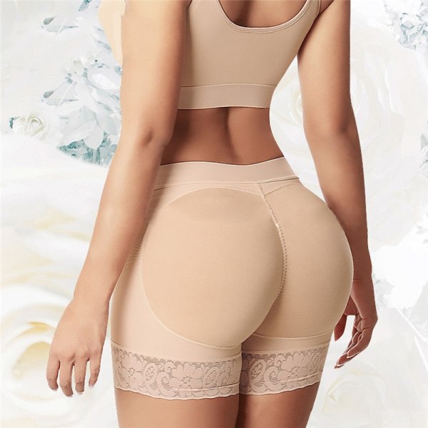 Shapewear Miracle Body Shaper And Buttock Lifter Enhancer Fake Butt Vadderade trosor Höftlyft Skulptera och boosta snörning Skin S