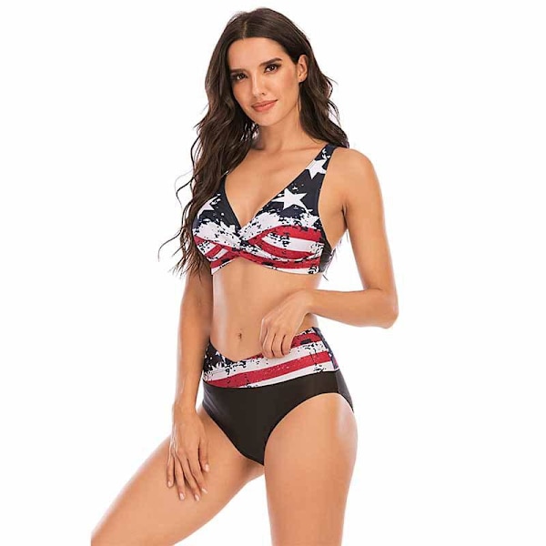 Tyttöjen uimapuku Bikini Split Bikini Naisten seksikäs slim uima-asu Silk color 2XL