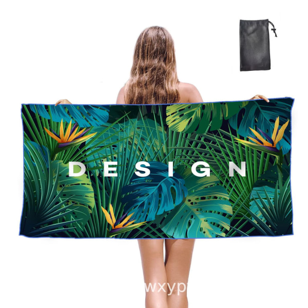 Coconut Tree Starry Sky Printed strandhandduk för vuxen Snabbtorkande Simning Surfdusch Handduk Resor Yoga Strandfilt 10 80x160cm