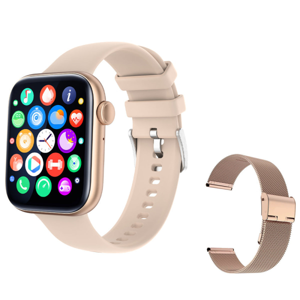 Bluetooth Opkald Pulsmåling Blodtryksmåling Sportstilstand Smartwatch Silver Gray