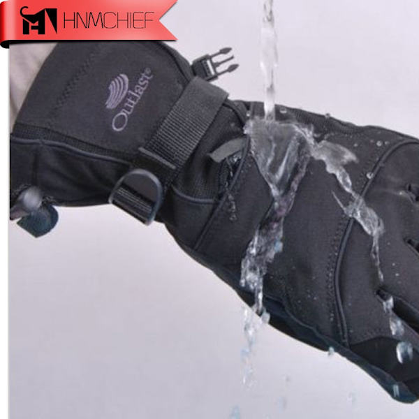 Skidhandskar Herr Dam Snowboardhandskar Snöskoter Motorcykel Vinterhandskar Vindtäta Vattentäta Unisex Snöhandskar Black M