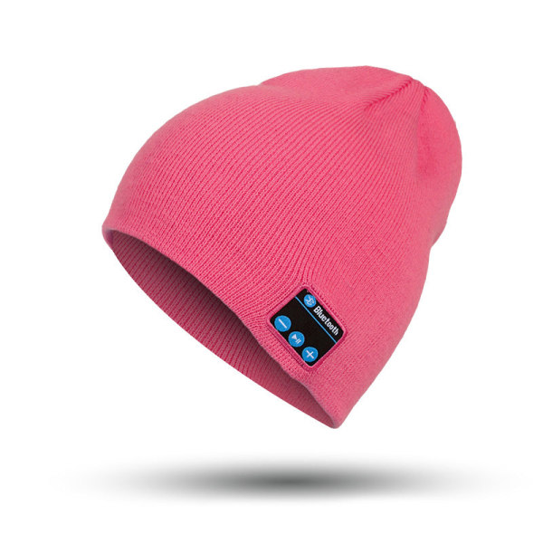 Musikk Bluetooth Headsett Lue Øretelefon Lue Strikket Lue Høst og Vinter Varm Musikk Øretelefon Lue Stereo Lake Blue Average size