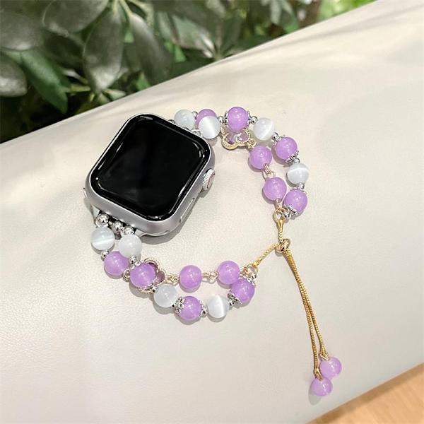 Klockarmband för Apple Watch iWatch 42mm ~3 generationers justeringsspänne - Zixuan kattögonstensrem