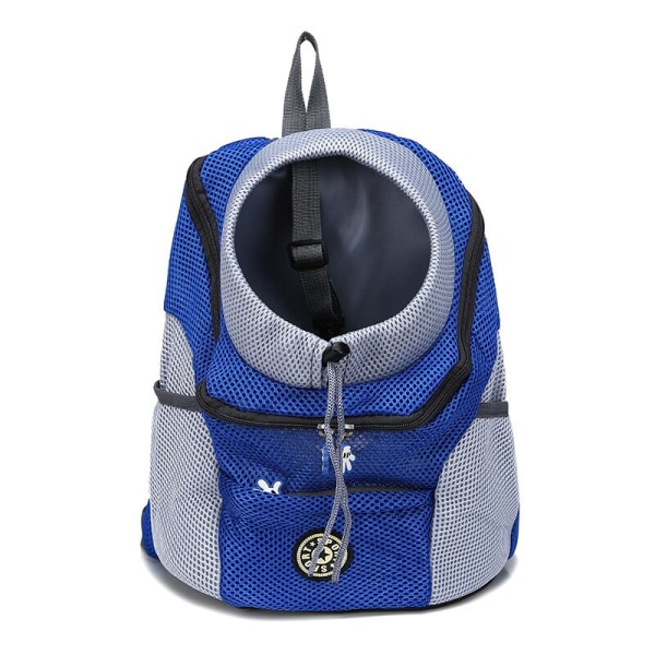 Kæledyrshundebærer Kæledyrsrygsæk Taske Bærbar Rejsetaske Kæledyrshund Fronttaske Mesh Udendørs Vandring Hoved Ud Dobbelt Skulder Sport NY A-Rose with 1bottle L Bag