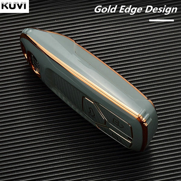 Fashion TPU etui Bil Fjernbetjening Nøgle Cover Skal Til A4 B9 A5 A6 8S 8W Q5 Q7 4M S4 S5 S7 TT TTS TFSI RS Beskytter Fob Keyless White