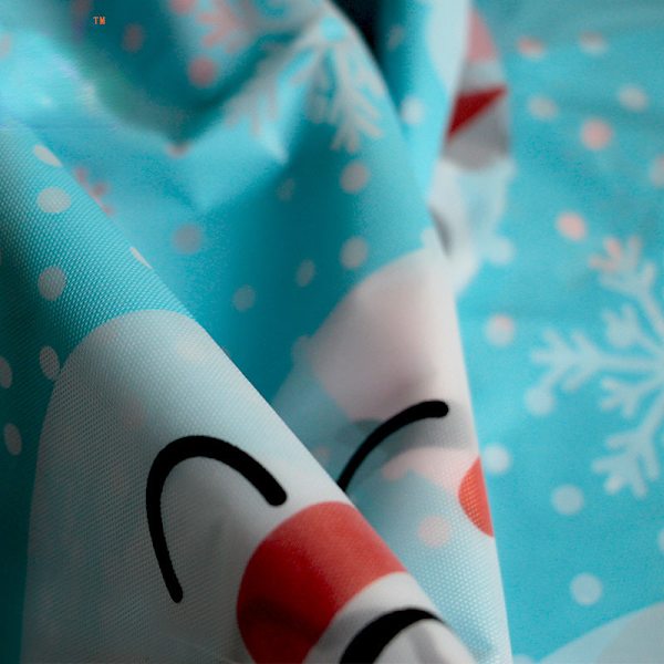 Party Jul Halloween Tynn Party Event Dekorasjon Duk Bakgrunn Veggoppsett Christmas 1 red snowman 220X130CM