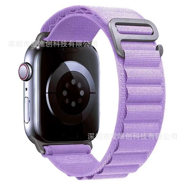 Klockarmband för Apple Watch iWatch för 1-9 generationer: 38-40-41mm/s10 42mm lila