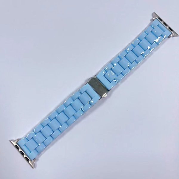 Klockarmband för Apple Watch iWatch Passande tabell 38/40/41mm ljusblå