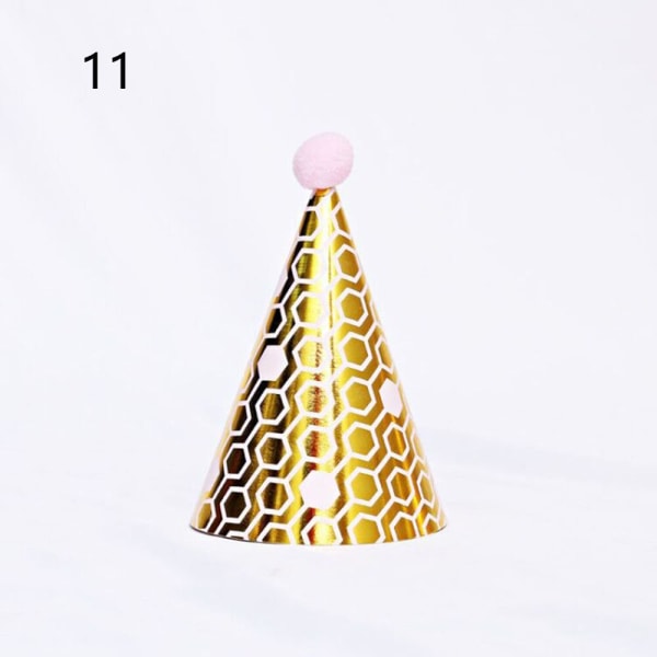 Børnefødselsdagshat Guld Paillet Fødselsdagshuer Prins Prinsesse Krone Fødselsdagsfest Dekoration Søde Kaninhatte Baby Shower Gaver Style  11