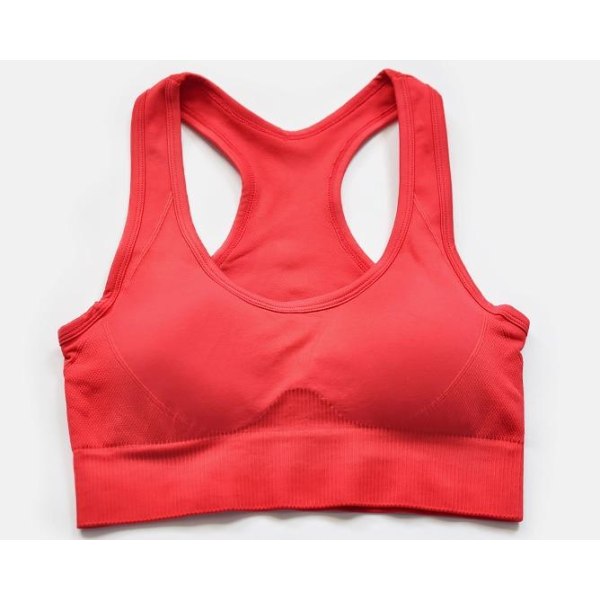 Yogaset Damleggings + BH:ar Dam Gymkläder Sportdräkter 03Red Set L