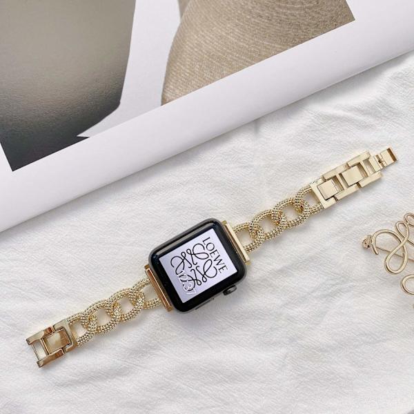 Kellon ranneke Apple Watch iWatch 42/44/45/49MM Kultainen