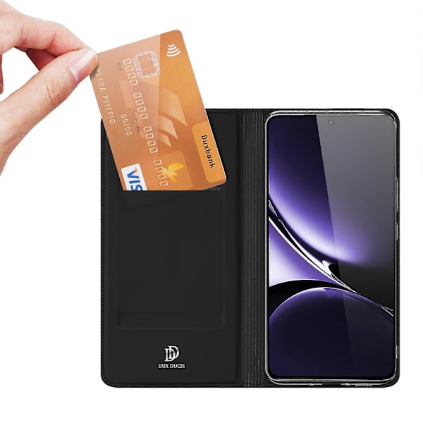 DUX DUCIS Skin Pro Series Flip Läder Telefonfodral Black For Xiaomi Poco X7 Pro