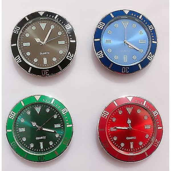 Bilpasta C Pasta Separat Pekermåler Lysende Målerpasta Firkantet Svart Kant Klokke Square Black Border Clock
