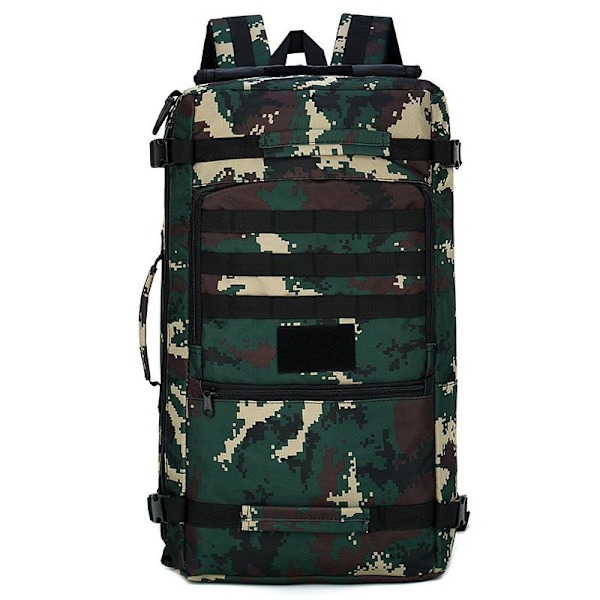 Kestävä ulkoilureppu Polyamideja ja nailonia Army Colorful