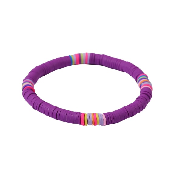 Armband Multicolored Tofs Polymerlera Skal Bohemiskt Armband S2008-1 mixed color CCB