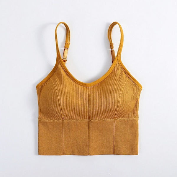 Yoga BH Beauty sports BH til piger sexet undertøj Upgrade ginger One Size