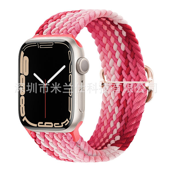 Urrem til Apple Watch iWatch 38/40/41/42mm-S10 20 Jordbærrød