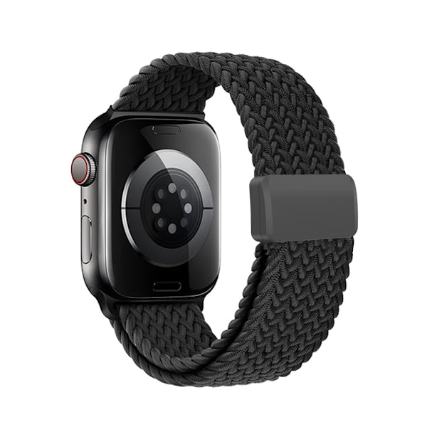 Klockarmband för Apple Watch iWatch 38/40/41MM Plast inre magnet Svart