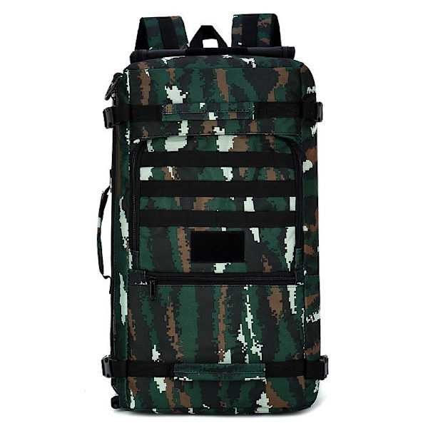 Kestävä ulkoilureppu Polyamideja ja nailonia Army Colorful