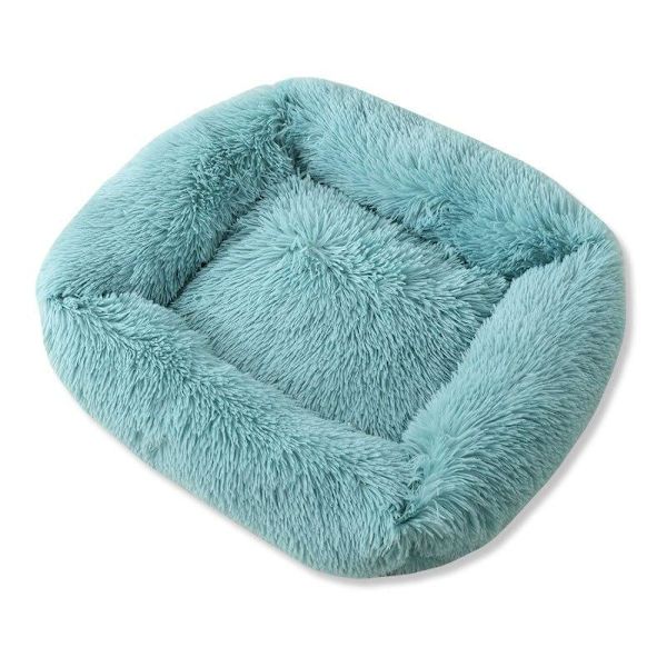 Blød Lang Plys Hundeseng Vinter Katteseng Chihuahua Yorkie Hvalpepude Lille Hundeseng Varm Kæledyrssofa Senge Til Hunde Katte Multicolor L