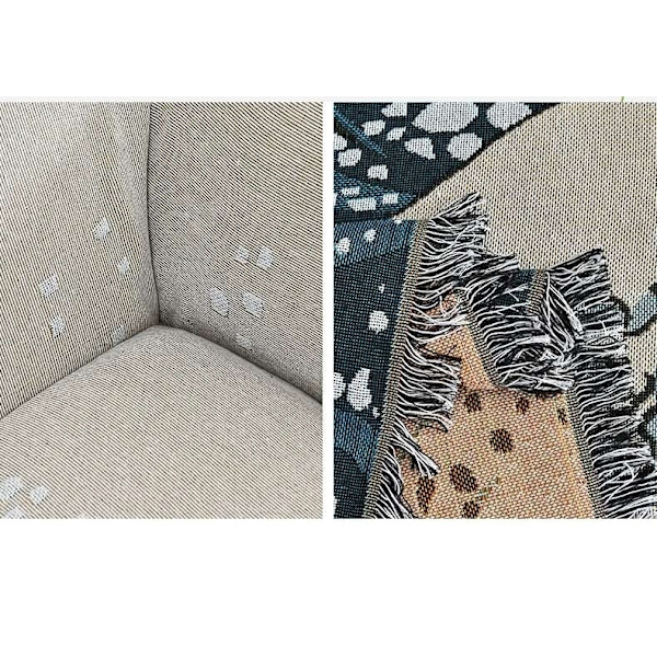 Textile City Japansk Simpel Stil Bølge Hjem Klud Sofa Tæppe Støvdække Jumbo Størrelse Dobbelt Sofa Pude Camping Picnic Klud sea wave 130x180