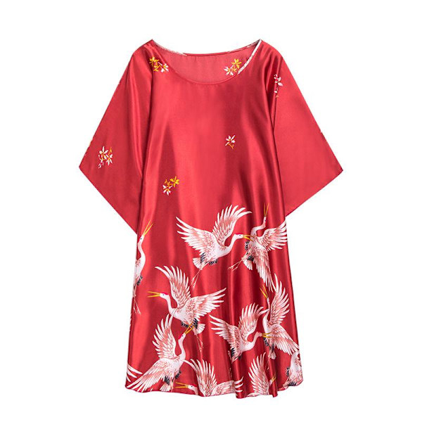 Naisten Pyjamat Oloasut Kylpytakit Aamutakit Kotiasu Huivi Yksi Koko Ylellinen Tyyli Polyesteri Yöasut Red