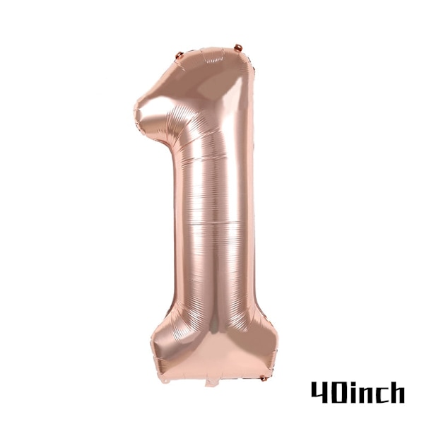 Roséguld Party Engångsartiklar Tallrik Sifferballong Flicka Födelsedagsfest Bröllopsdekor Vuxenfest Babyshower Dekor 8pcs Spoon
