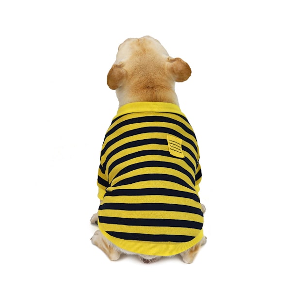 Bulldog-lemmikkivaatteet syksyyn ja talveen raidallisella kuviolla Red XL