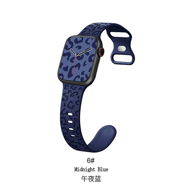 Klockarmband för Apple Watch iWatch 42/44/45/49 mm Midnattsblå