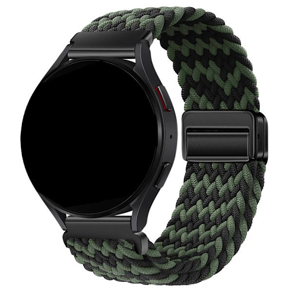 Klockarmband för Apple Watch iWatch S1-S9:38/40/41/S10:42MM metall inre magnetspänne W svart grön