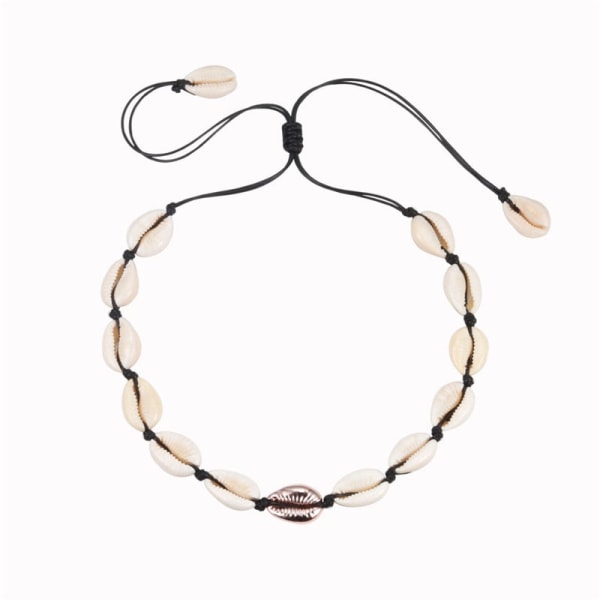 Hot Conch Seashell Halskjede Dame Smykker Sommer Strand Shell Choker Bohemian Tau Cowrie Perlekjeder Håndlaget Krage Kvinnelig Style 18 Overseas