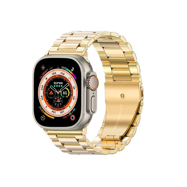 Klockarmband för Apple Watch iWatch 38/40/41 S10 42mm universal guld