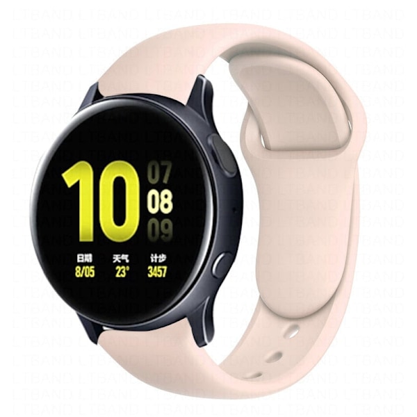 Silikoniranneke Samsung Active 2 -rannekkeelle Gear S3 frontier -rannekoru Galaxy watch 3/46mm/42mm/Active 2 40mm 44mm -ranneke Meat meal 28 Gear s3