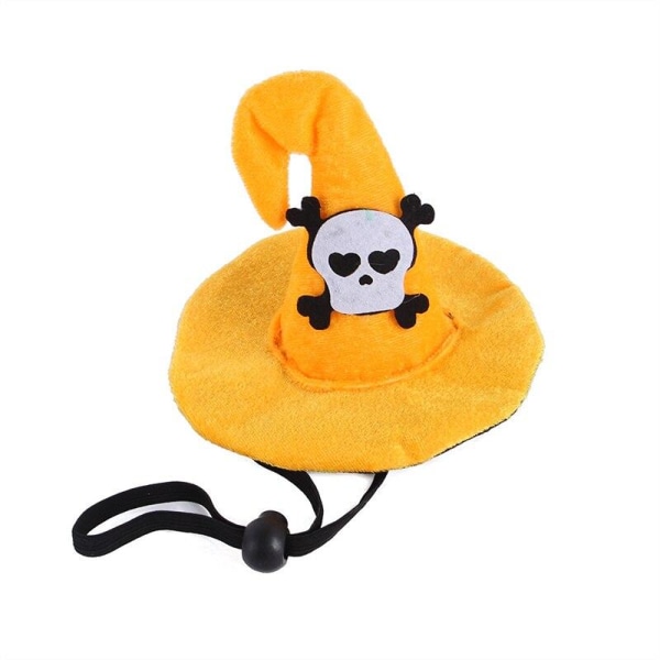 Kjæledyr Hund Katt Kostyme Justerbar Halloween Hatt Gresskar Edderkopp Hodeskalle Søt Dekor Lue Morsom Kattehodeplagg Små Hunder Tilbehør Like the picture Bat