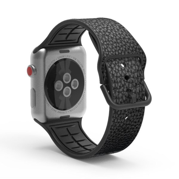 Läderarmband för Apple Watch och Apple Watch Single Red 38/40mm