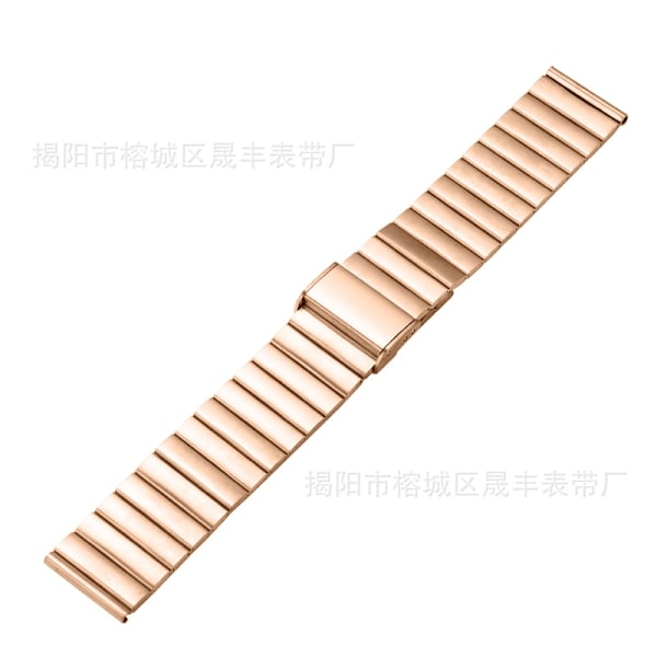 Klockarmband för Apple Watch iWatch 38/40/41 Bambu Roséguld rand