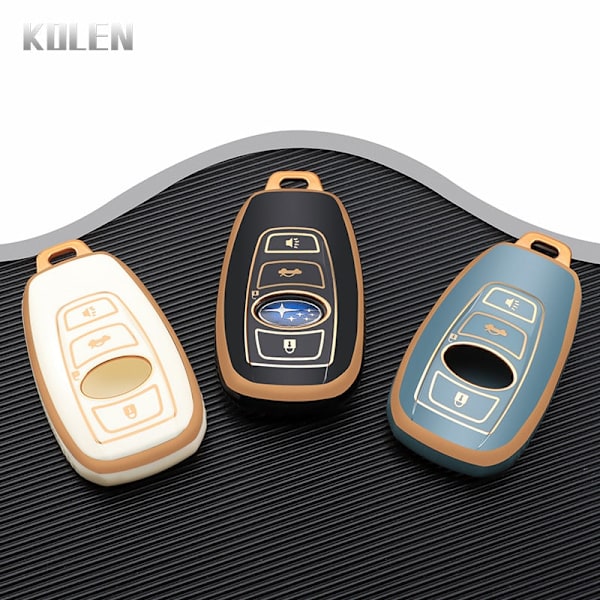 TPU Bil Fjernbetjening Nøgle Cover Etui Skal Fob Til Subaru BRZ Forester Legacy Outback WRX WRX STI Impreza XV Crosstrek Auto Tilbehør Gray only case