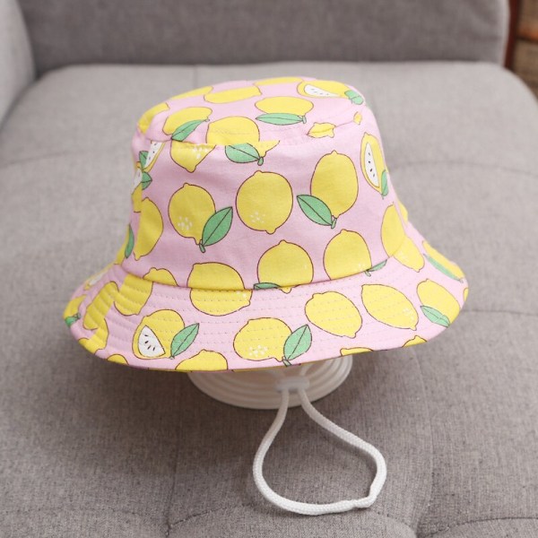 Sommar Baby Solhatt Barn Utomhus Anti UV-skydd Strandhattar Fiskehinkhattar Barn Pojke Flicka Tecknad Fiskarhatt rabbit