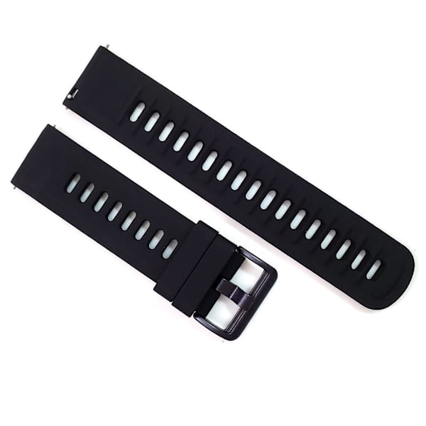 Kellon ranneke Xiaomi Huami Amazfit -älykelloon, silikoninen ranneke Amazfit Bip GTR 47mm 42mm GTS 2 2e Stratos -rannekkeeseen Black For Amazfit GTS