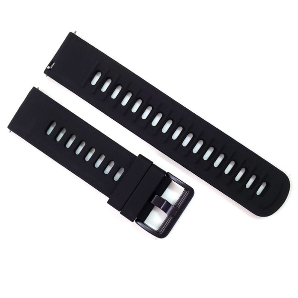 Urrem til Xiaomi Huami Amazfit Smart Watch Silikone Armbåndsrem til Amazfit Bip GTR 47mm 42mm GTS 2 2e Stratos Armbånd Black For Amazfit Stratos3