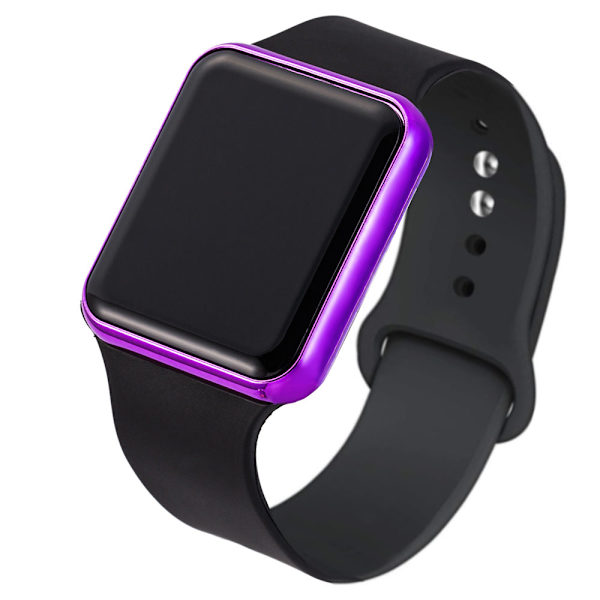 Digital Lover Klockor Par Klocka Sport Lover Armbandsur LED Digital Klocka för Män Kvinnor Lyx Elektronisk Klocka Pareja White Gold